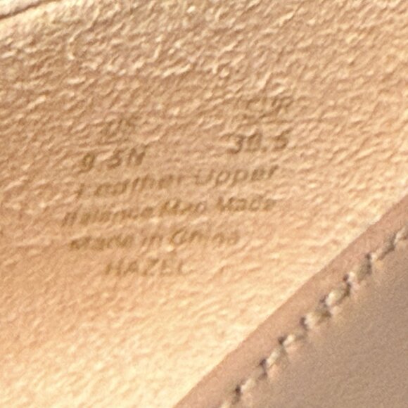 Sam Edelman Women's Leather Pumps Soft Beige Tan Size 9.5 N (Narrow) Rare - Picture 7 of 8